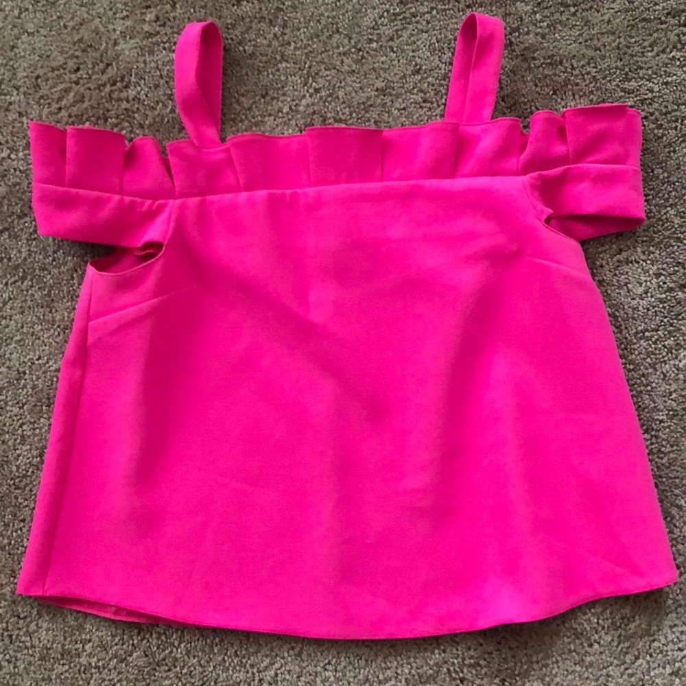 Pink top shop top